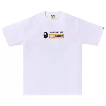 Футболка BAPE x Grip Swany 'White', белый