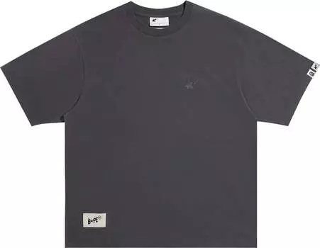 Футболка BAPE x Highsnobiety 'Charcoal', черный