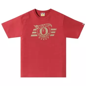 Футболка BAPE x Hot Wheels Icon, красная