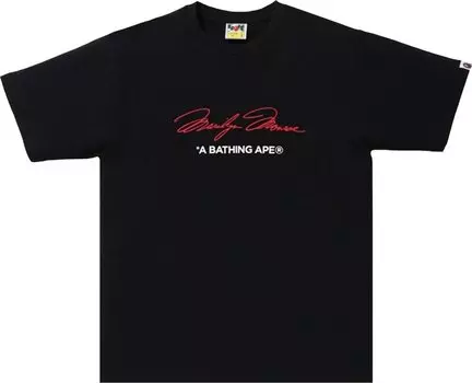 Футболка BAPE x Marilyn Monroe Tee #2 'Black', черный