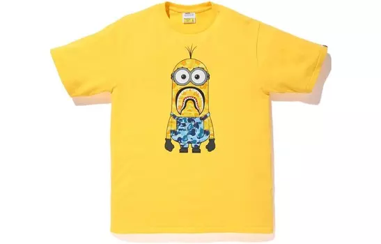 Футболка Bape X MINIONS для мужчин A Bathing Ape, белый