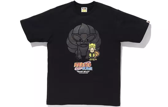 Футболка Bape X Naruto Baby Milo Tee унисекс A Bathing Ape, белый
