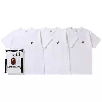 Футболка BAPE x ReadyMade 3 Pack Tee 'White', белый