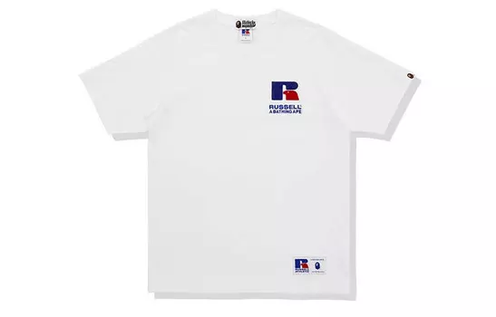 Футболка BAPE X Russell College, красная A Bathing Ape, красный