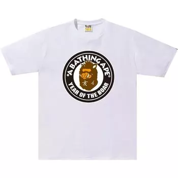 Футболка BAPE Year Of The Boar Tee 'White', белый