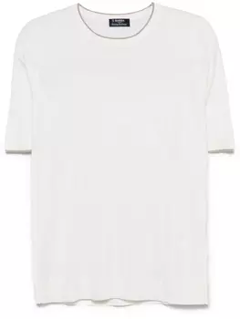 Футболка Barba в широкий рубчик, белый