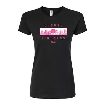 Футболка Barbie Choose Kindness с графическим рисунком для юниоров Licensed Character, черный
