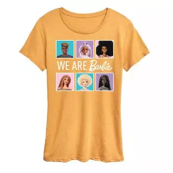 Футболка Barbie для юниоров с рисунком «We Are All Barbie» Licensed Character
