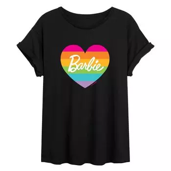 Футболка Barbie Rainbow Pride Heart для юниоров Licensed Character