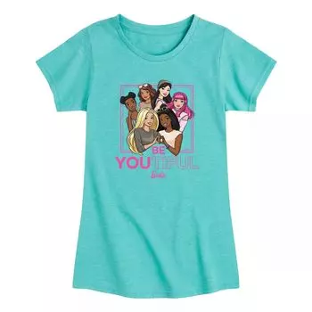 Футболка Barbie You Tiful для девочек 7–16 лет Licensed Character