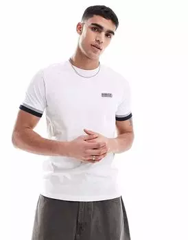 Футболка Barbour International Evan с наконечником белого цвета