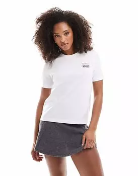 Футболка Barbour Penshaw белого цвета