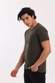 Футболка Barely Мужская Хаки Slazenger