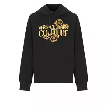 Футболка baroque hoodie Versace Jeans Couture, черный
