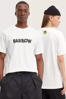 Футболка Barrow из хлопка, бежевый
