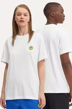 Футболка Barrow из хлопка, бежевый