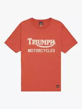 Футболка barwell Triumph Motorcycles, цвет Rust