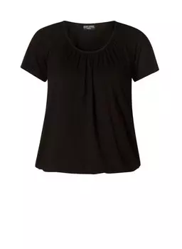 Футболка BASE LEVEL CURVY Shirt Yoni, черный