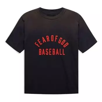 Футболка baseball tee 'vintage black red' Fear Of God, черный