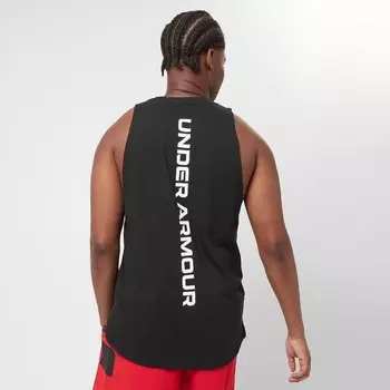 Футболка Baseline Cotton Tank Under Armour, цвет Black