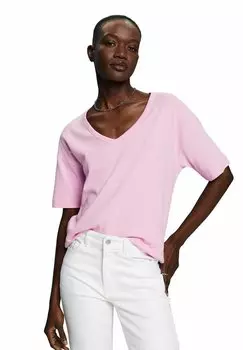 Футболка Basic Esprit, светло-розовый