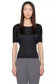 Футболка Basics Pleats Please Issey Miyake, черный