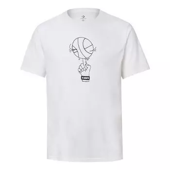 Футболка basketball graphic t-shirt 'white' Converse, белый
