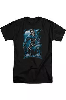 Футболка Batman All Grown Up с коротким рукавом для взрослых Gildan, черный