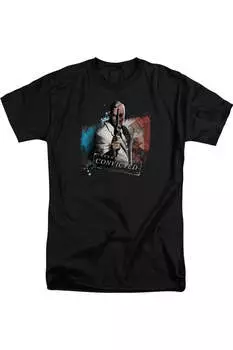 Футболка Batman Arkham City Two Face с коротким рукавом для взрослых Gildan, черный