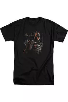 Футболка Batman Arkham Knight Dark Knight с коротким рукавом для взрослых Gildan, черный
