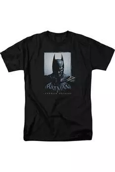 Футболка Batman Arkham Origins Two Sides с коротким рукавом для взрослых Gildan, черный