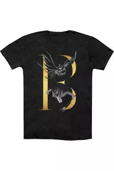 Футболка Batman B Adult Heather Gildan, черный