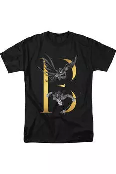 Футболка Batman B с коротким рукавом для взрослых Gildan, черный