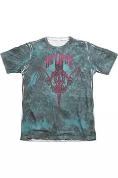 Футболка Batman Carpe Nocturn для взрослых 65/35 поли/хлопок с коротким рукавом / футболка Gildan, белый