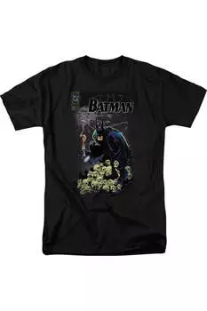 Футболка Batman Cover #516 с коротким рукавом для взрослых Gildan, черный