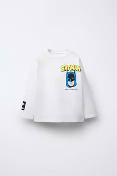Футболка batman & dc comics ZARA, экрю
