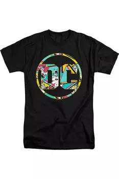 Футболка Batman DC Logo с коротким рукавом для взрослых и высоких Gildan, черный