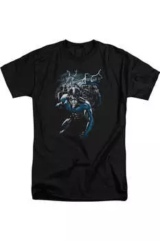 Футболка Batman Dynamic Duo с коротким рукавом для взрослых Gildan, черный