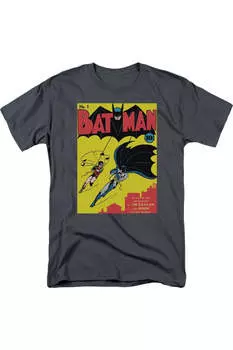 Футболка Batman First с коротким рукавом для взрослых Gildan, цвет charcoal