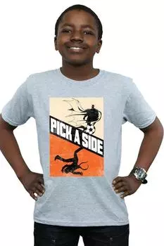 Футболка Batman Football Pick A Side DC Comics, серый