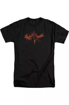 Футболка Batman Gotham Knight с коротким рукавом для взрослых Gildan, черный