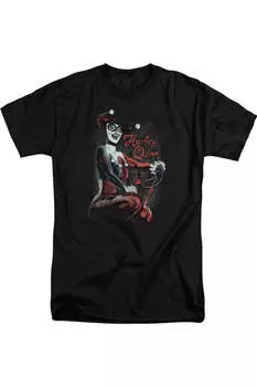 Футболка Batman Laugh It Up с коротким рукавом для взрослых Gildan, черный