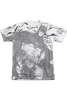 Футболка Batman Liney Sub Adult из полиэстера/хлопка с коротким рукавом / футболка Gildan, белый