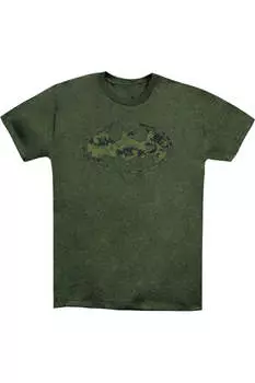 Футболка Batman Marine Camo Shield для взрослых, цвет Heather Gildan, хаки