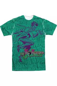 Футболка Batman Merriment с коротким рукавом для взрослых из 100% полиэстера Gildan, белый