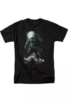 Футболка Batman Mudhole с коротким рукавом для взрослых Gildan, черный