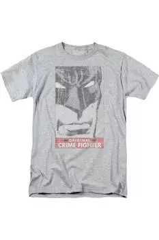 Футболка Batman Orginal Crime Fighter с коротким рукавом для взрослых Gildan, цвет athletic heather