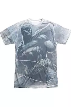 Футболка Batman Protector с коротким рукавом для взрослых из полиэстера Gildan, белый