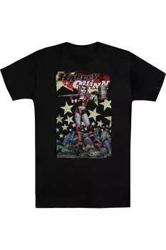 Футболка Batman Quinn One с коротким рукавом для взрослых Gildan, черный