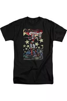 Футболка Batman Quinn One с коротким рукавом для взрослых Gildan, черный